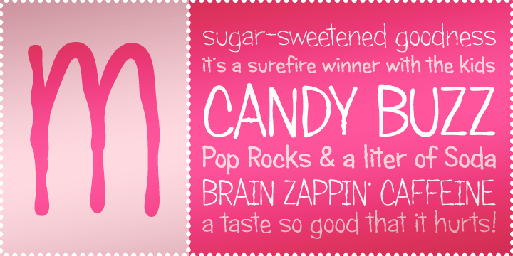 Candy Buzz BTN Font Family Poster