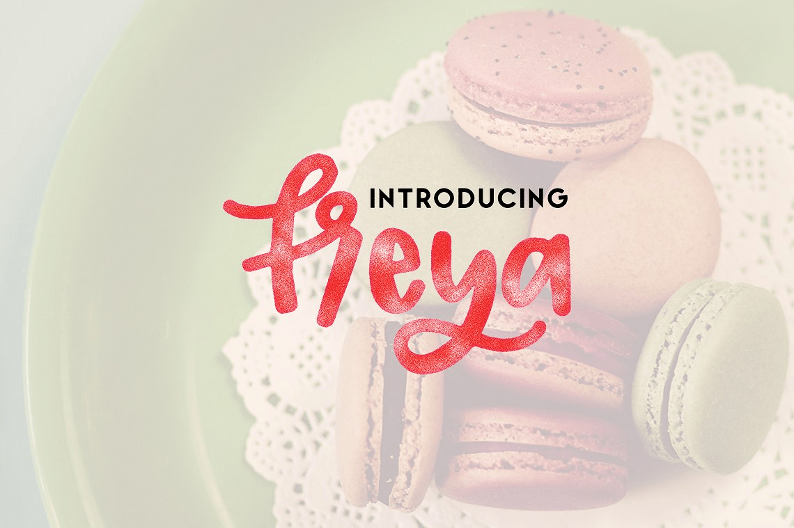 Freya Script Lettering Freya Regular Font Style by On The Spot Studio | Font Bros
