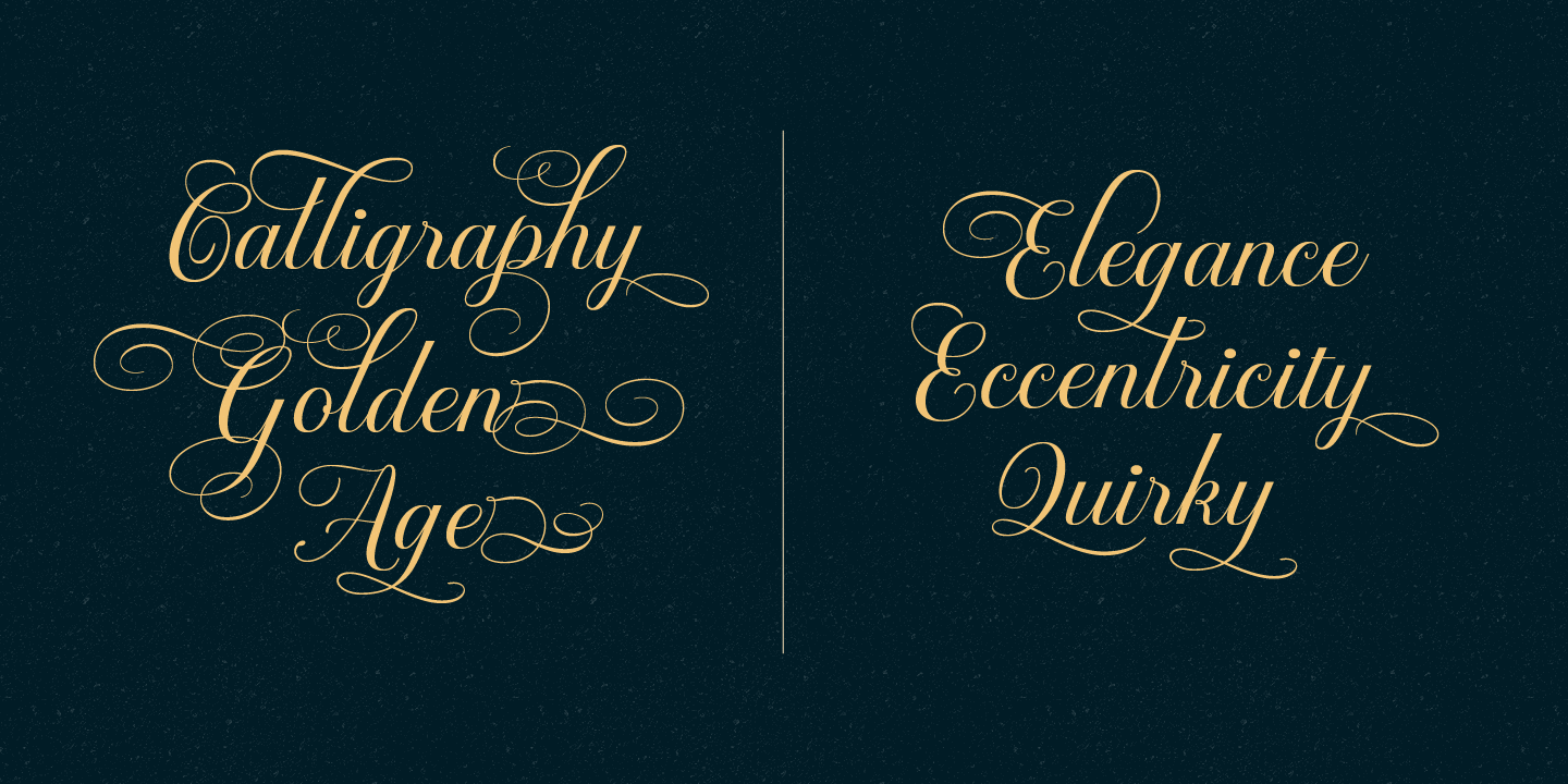 Brignola Script Font Poster #1