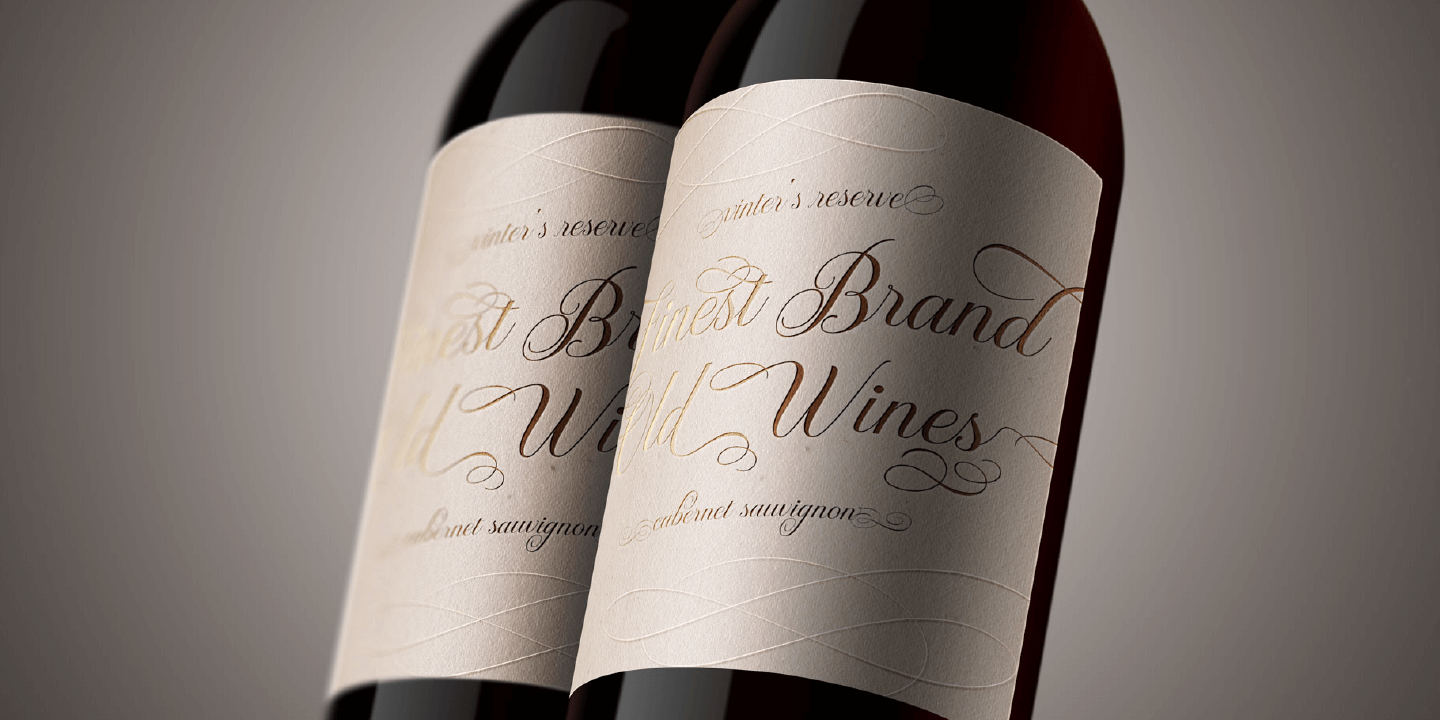 Brignola Script Font Poster #1
