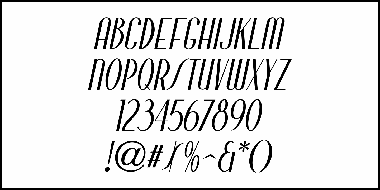 Hollywood Glamour Font Poster #1