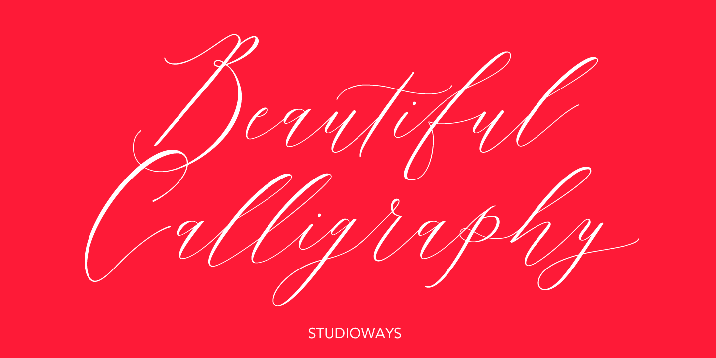 Lady Slippers Loops Font Poster #1