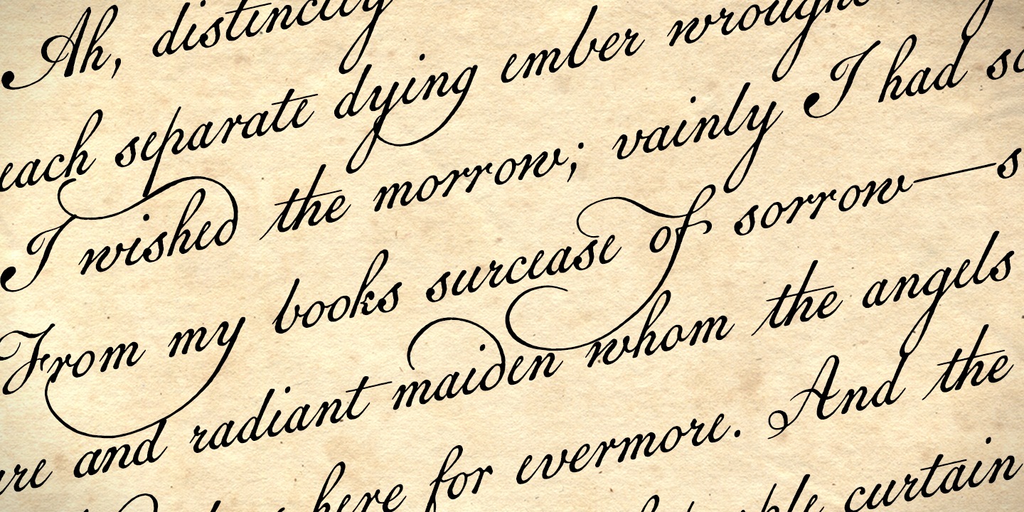 Geographica Script Font Poster #1