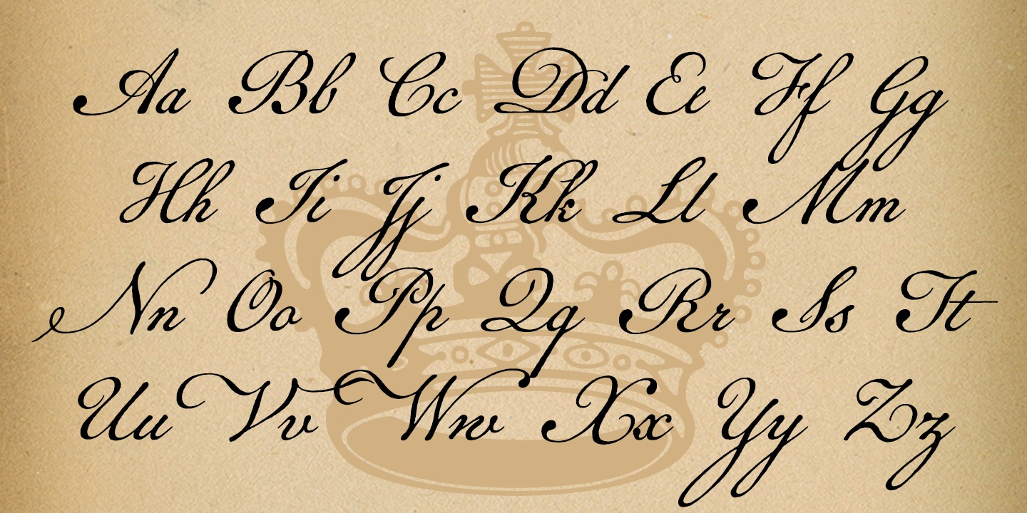 Geographica Script Font Poster #1
