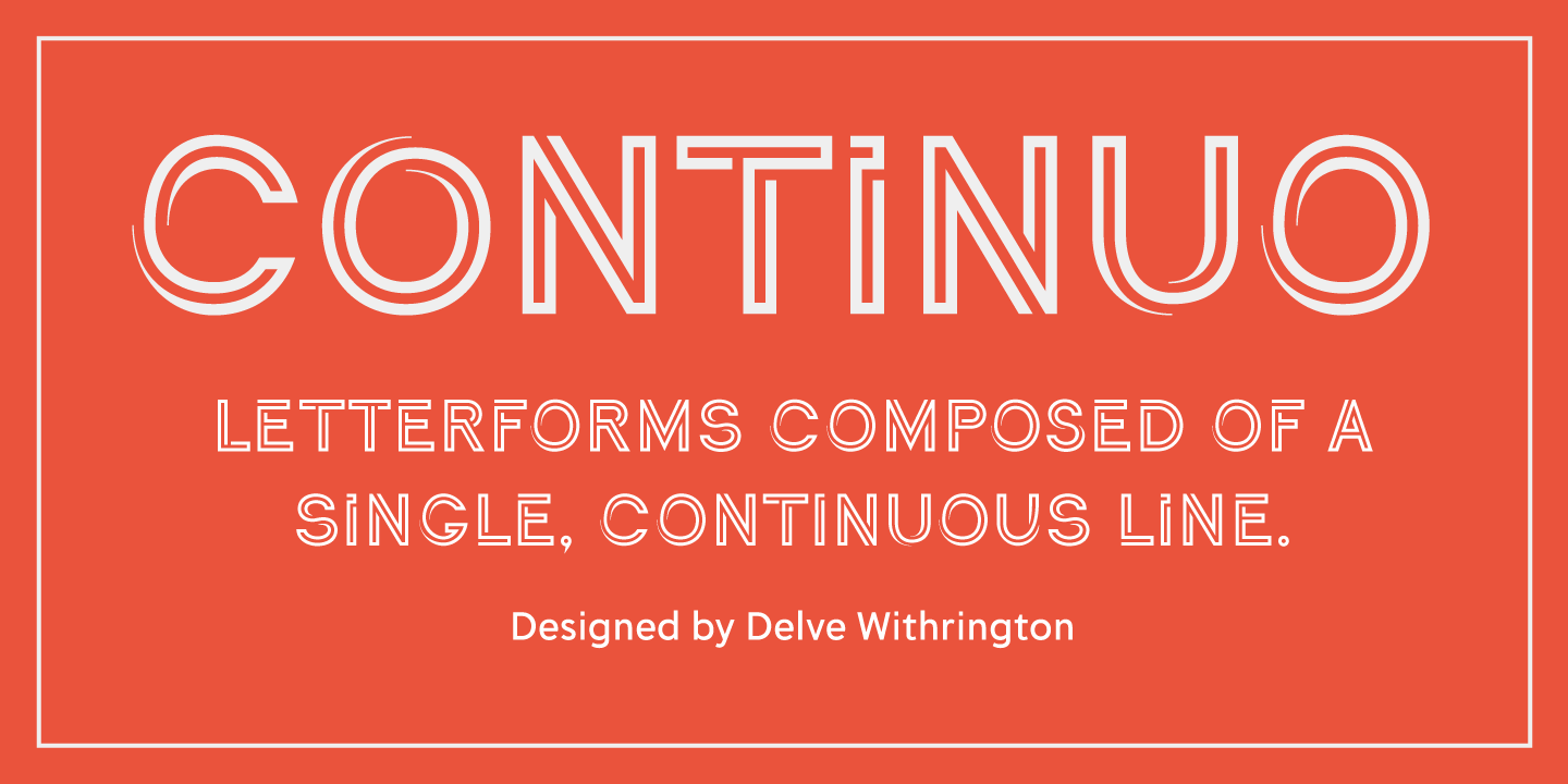 Continuo Regular Poster
