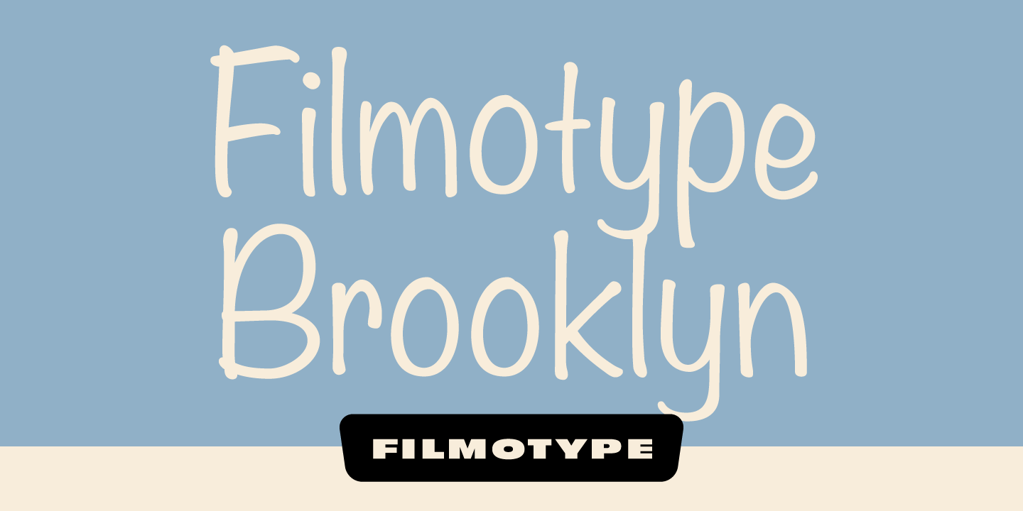 Filmotype Brooklyn Font Poster #1
