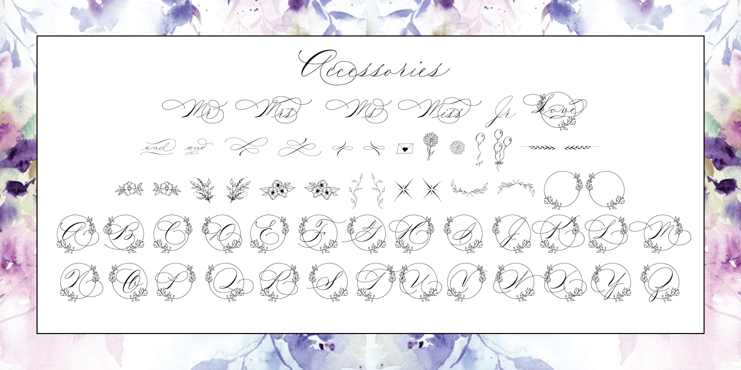 Madison Street Ornaments Font Poster #1