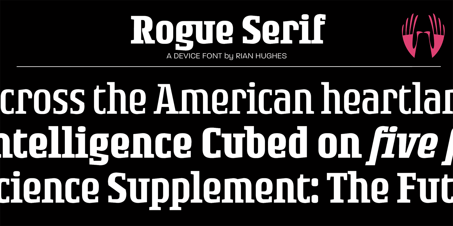 Rogue Serif Font Poster #1