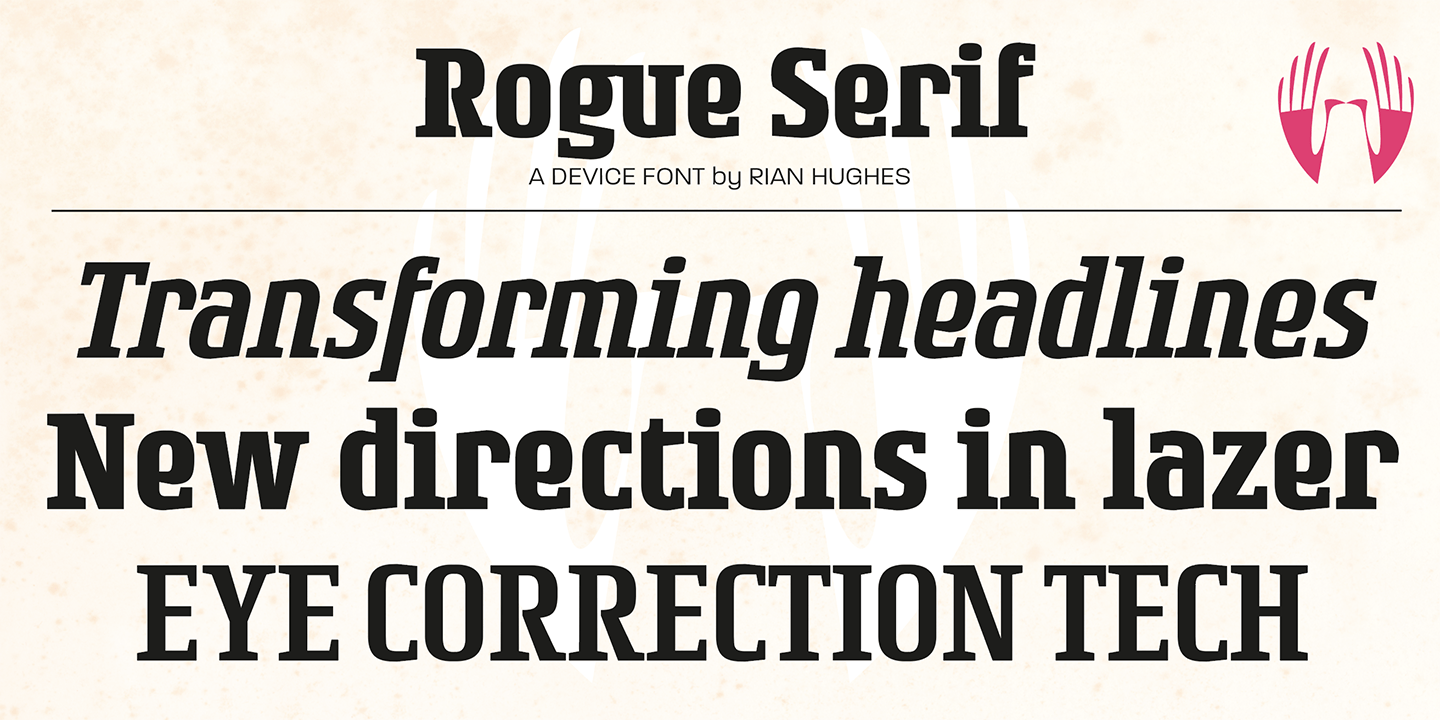 Rogue Serif Font Poster #1
