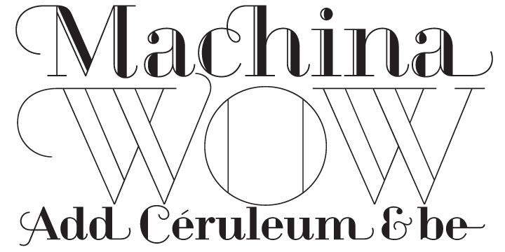 Geotica Font Poster #1