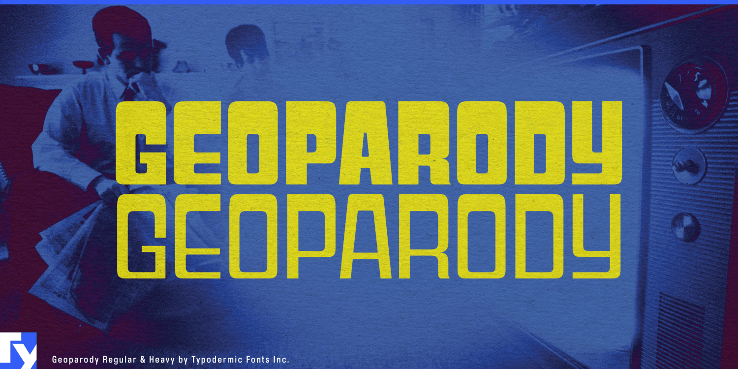 Geoparody Hv Font Poster #1