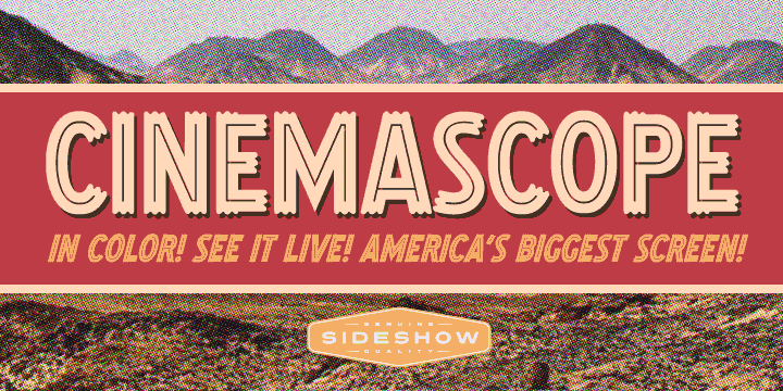 Cinemascope Font Poster #1