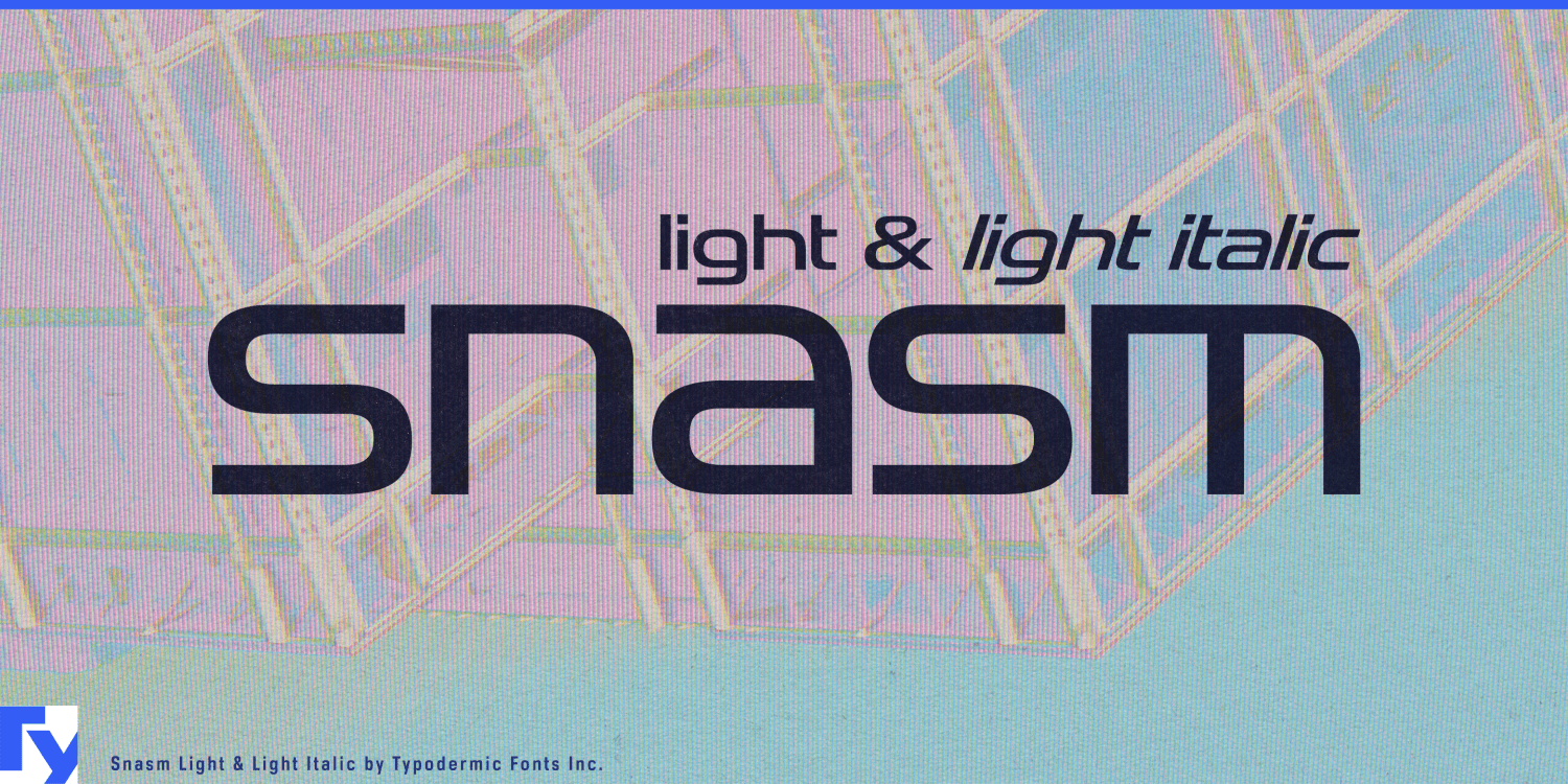 Snasm Lt Font Poster #1