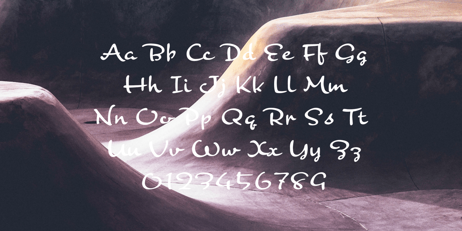 Banana Font Poster #4