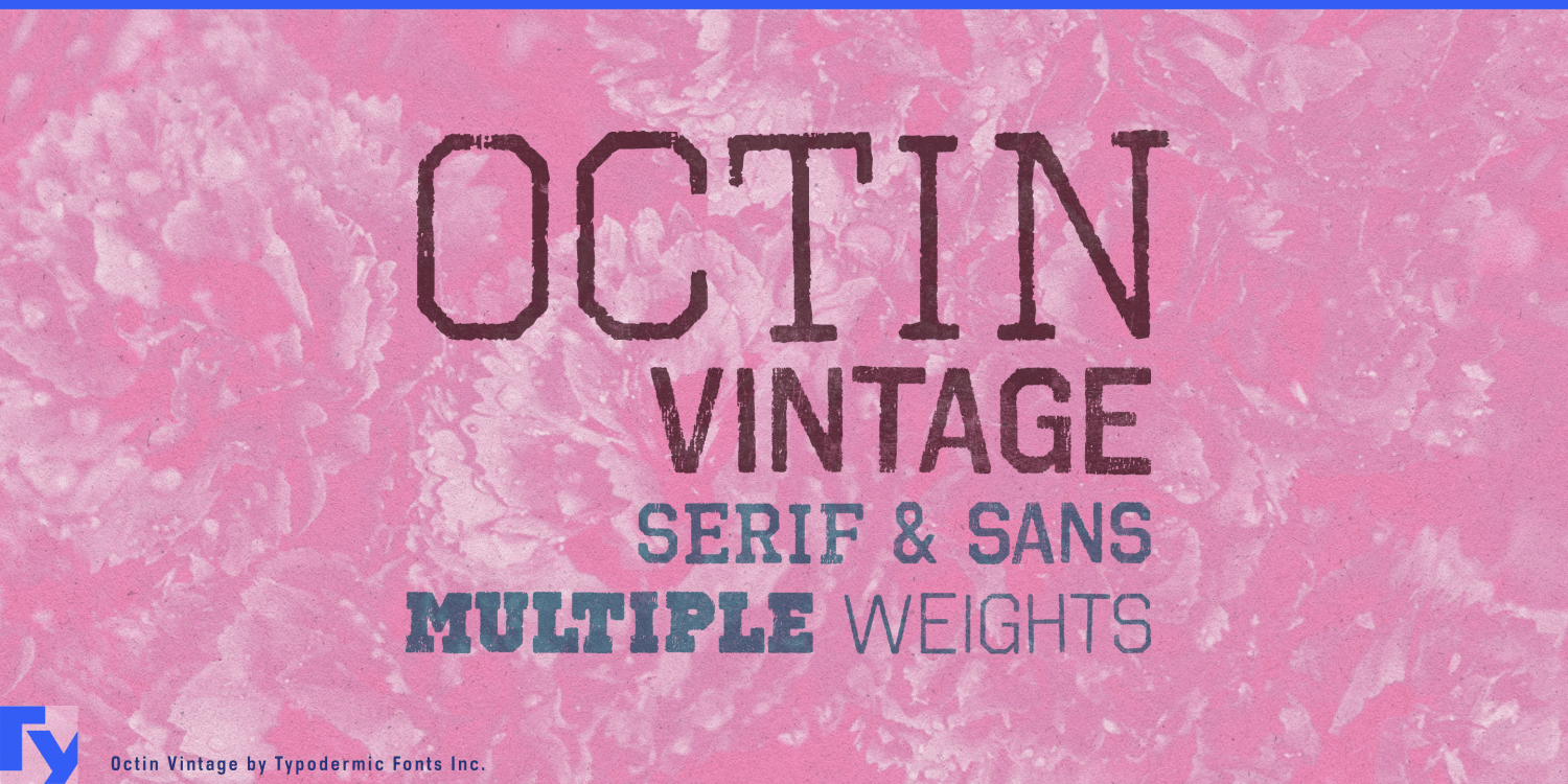 Octin Vintage Font Poster #1
