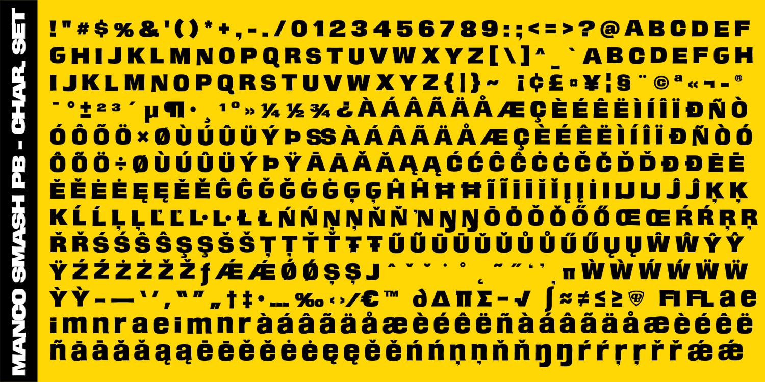 Manco PB Font Poster #1