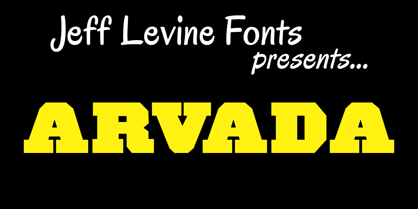 Arvada Font Family Poster
