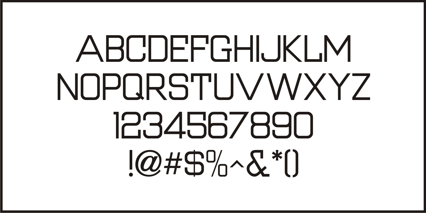 Shopping Guide Font Poster #3