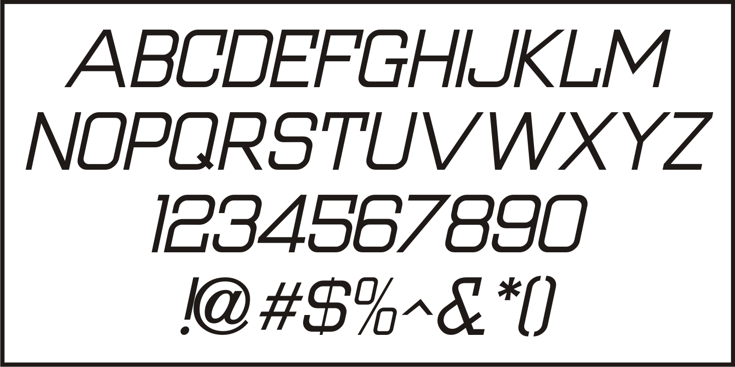 Shopping Guide Font Poster #5