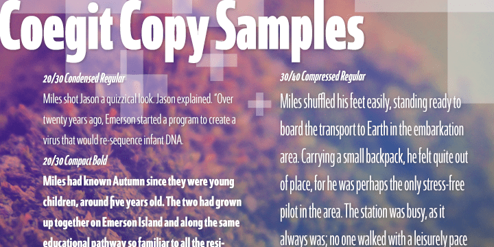 Coegit Font Poster #1