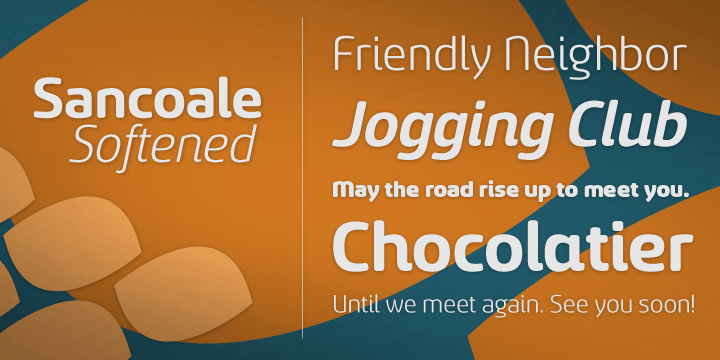 Sancoale Softened Font Poster #1