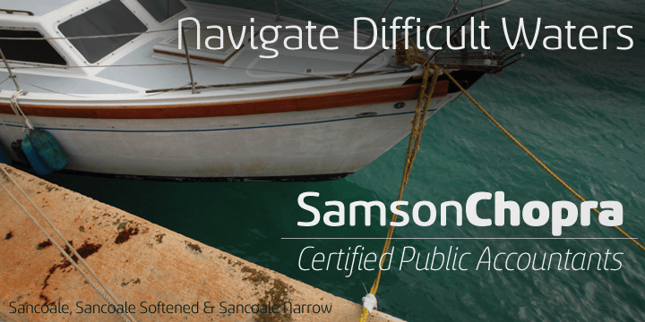 Sancoale Softened Font Poster #1