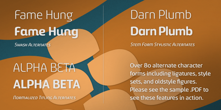 Sancoale Softened Font Poster #1