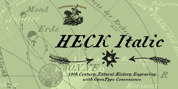 Heck Italic Poster