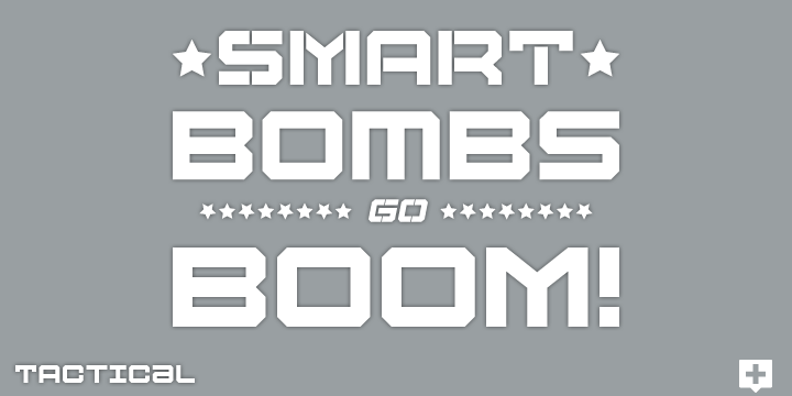 Tactical Font Poster #1