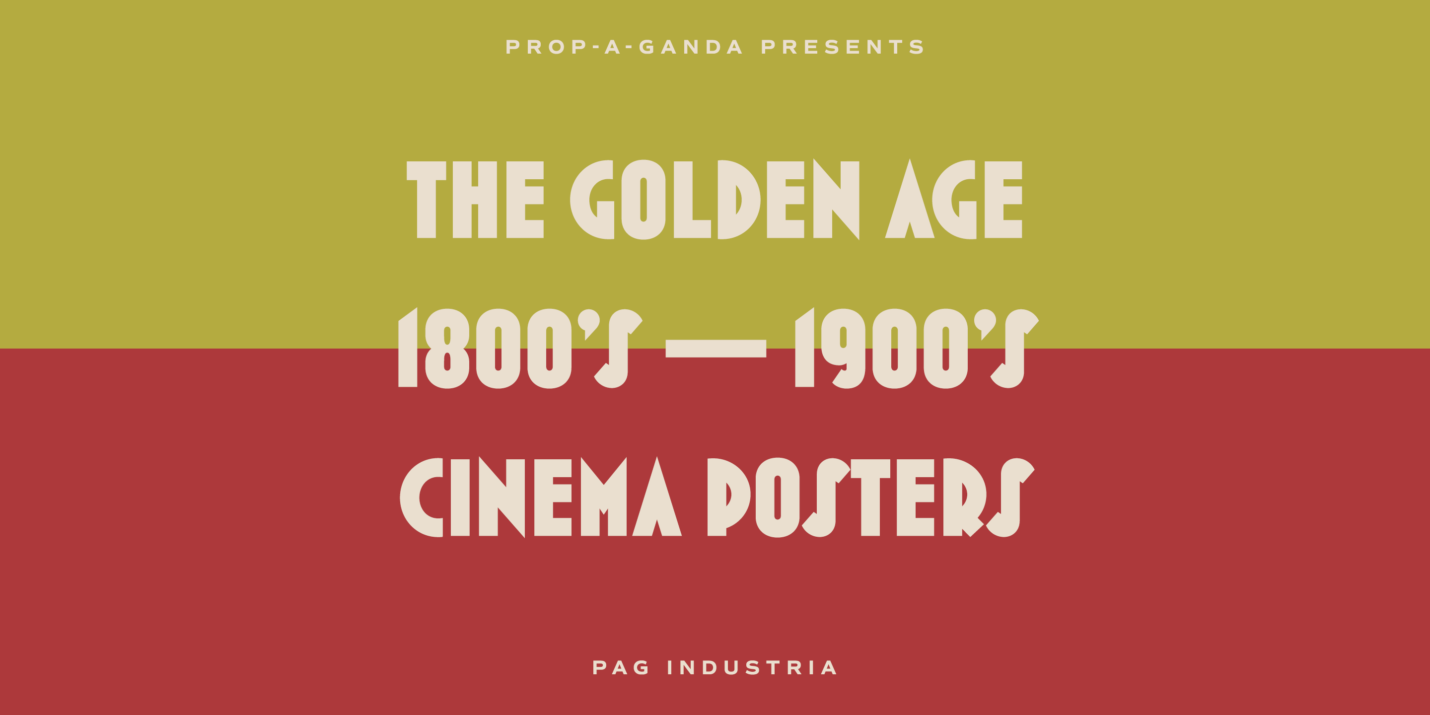 PAG Industria Font Poster #1