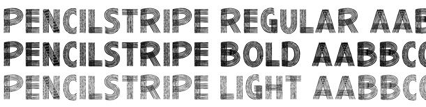 Pencilstripe Font Poster #2