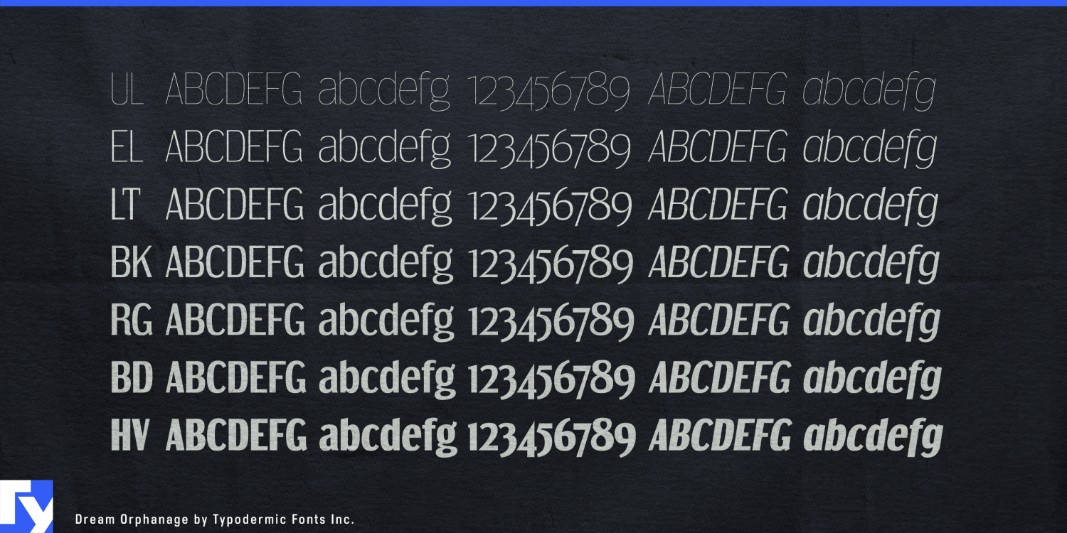 Dream Orphanage Font Poster #1