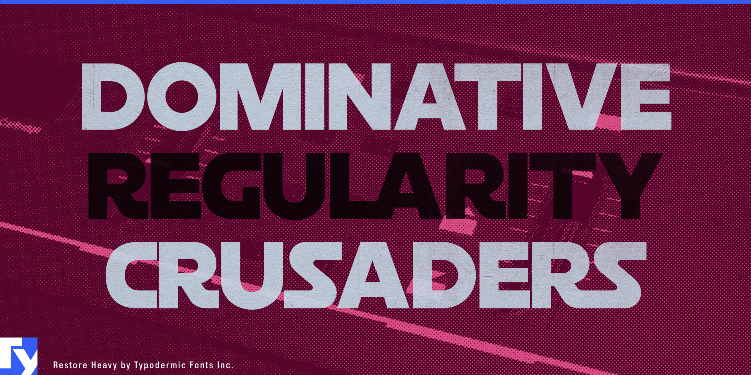 Restore Font Poster #1