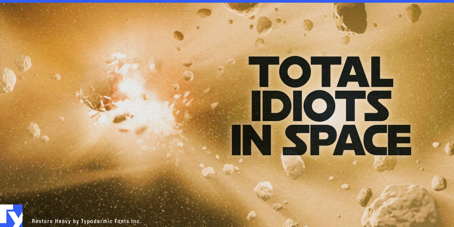 Restore Font Poster #1