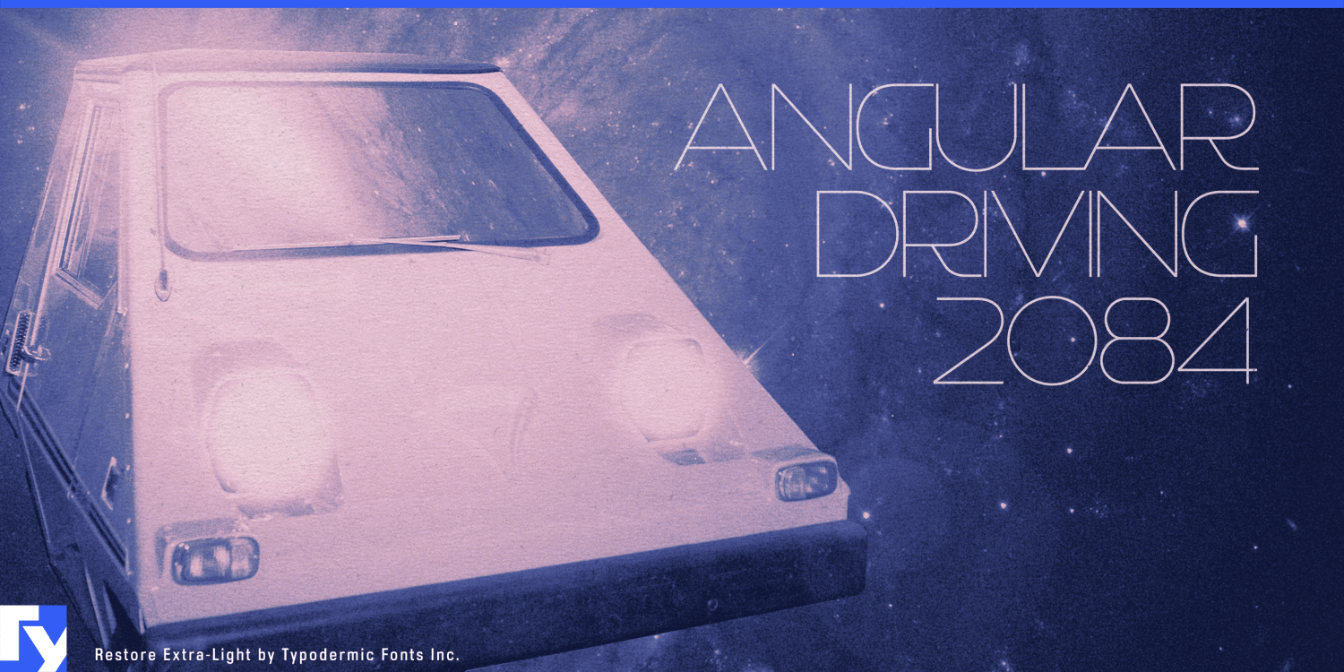 Restore Font Poster #1