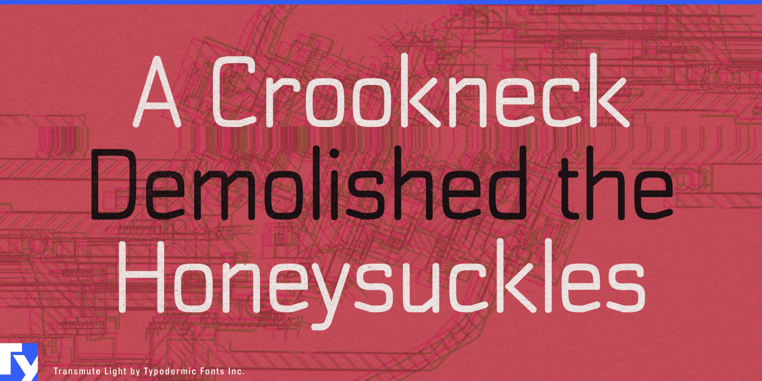 Transmute Font Poster #1