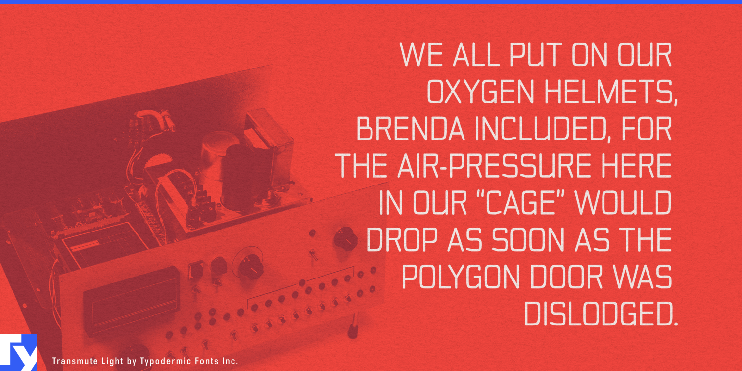 Transmute Font Poster #1