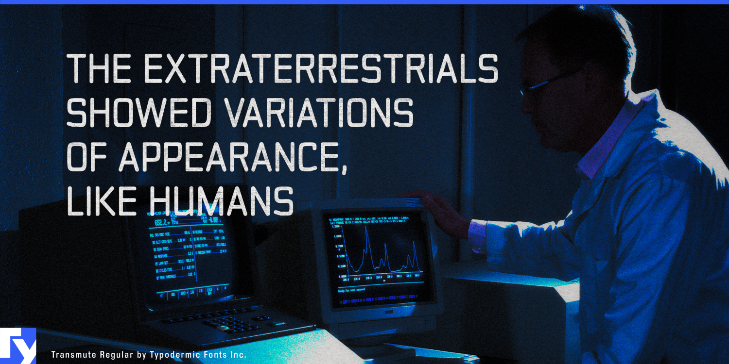 Transmute Font Poster #1