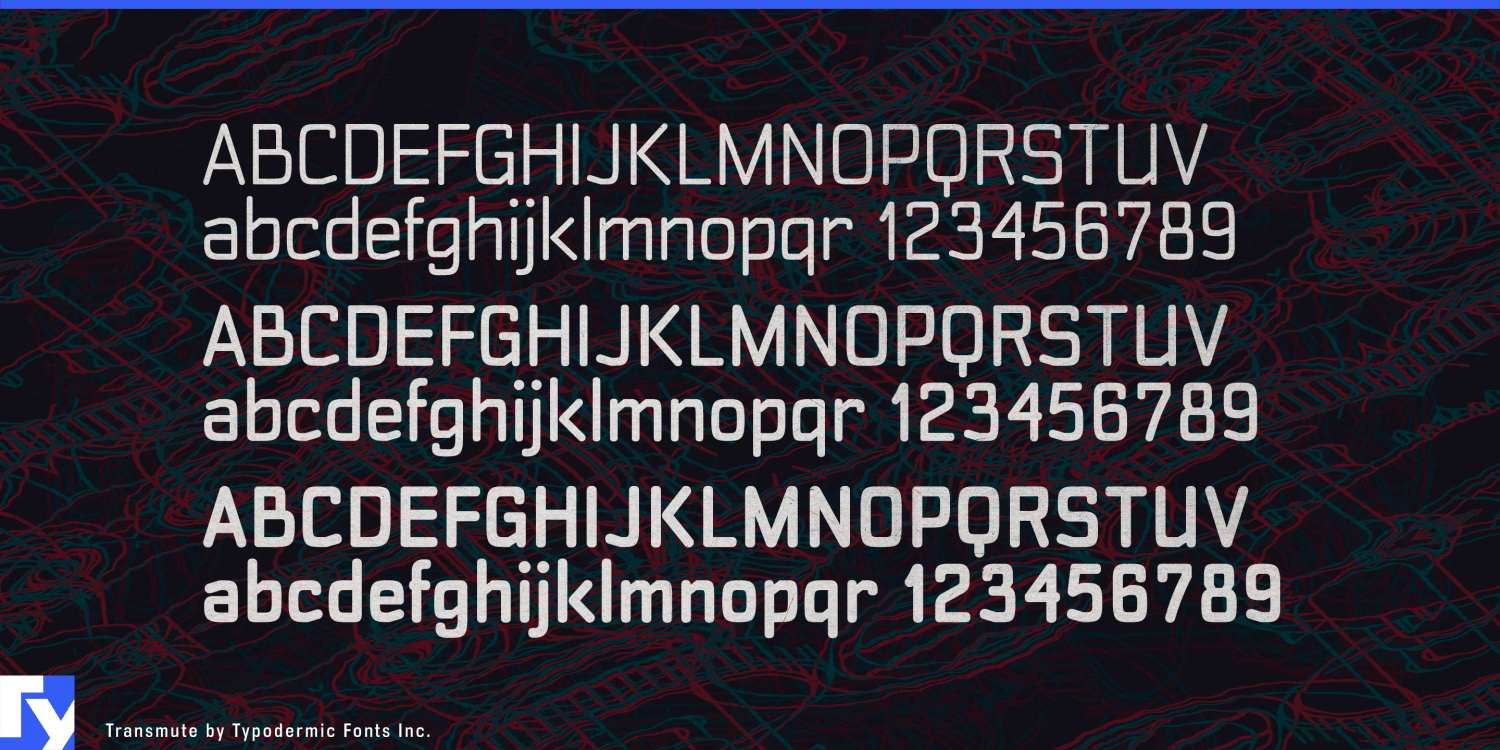 Transmute Font Poster #1