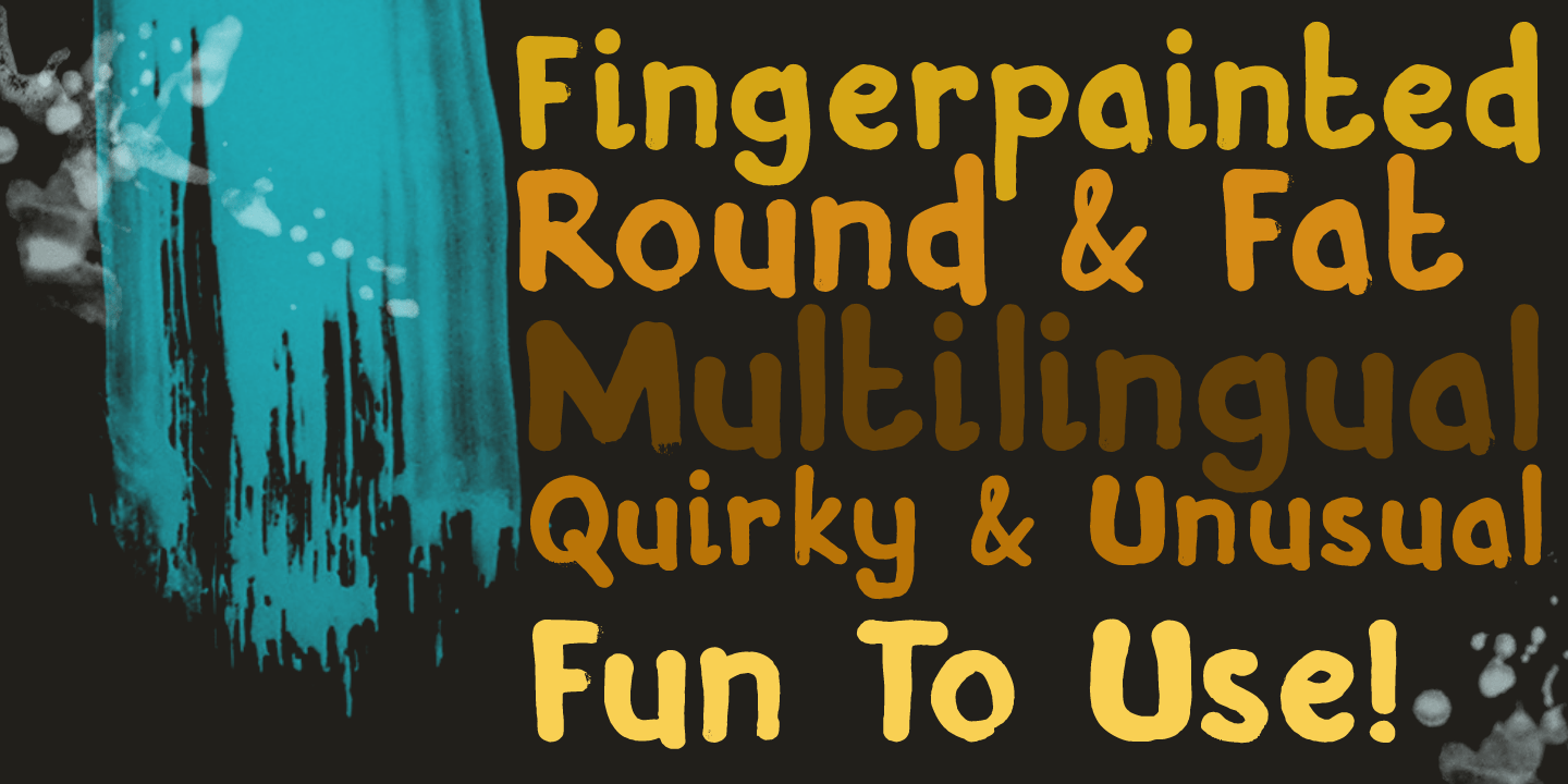 Inky Fingers Font Poster #1