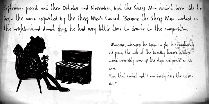 Sheepman Font Poster #1