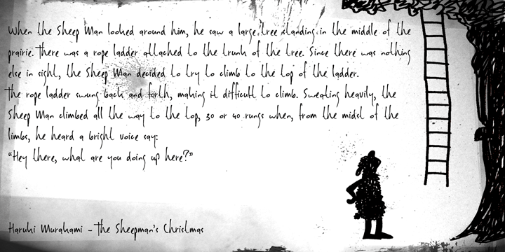 Sheepman Font Poster #1