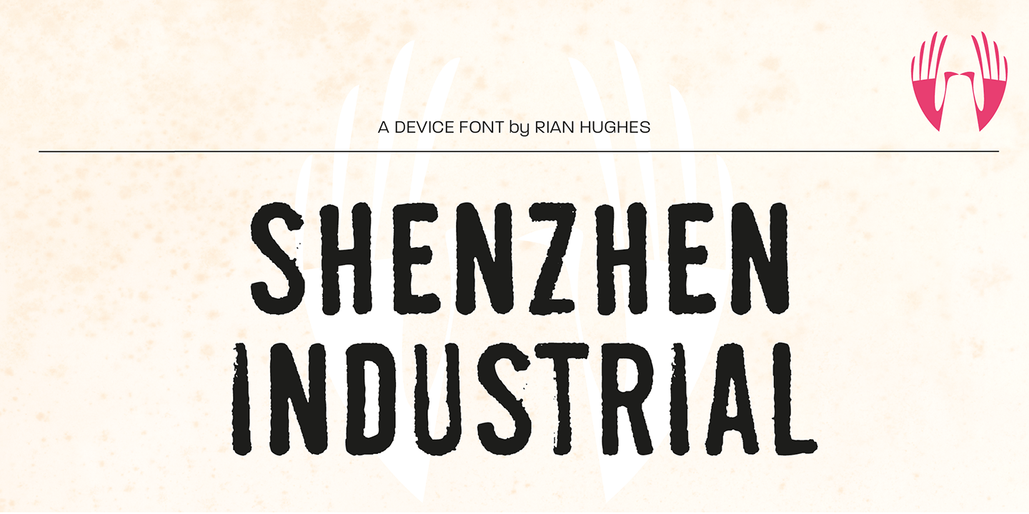 Shenzhen Industrial Font Poster #1