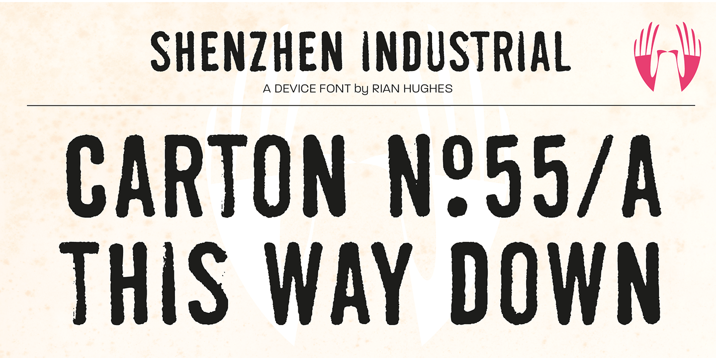 Shenzhen Industrial Font Poster #1
