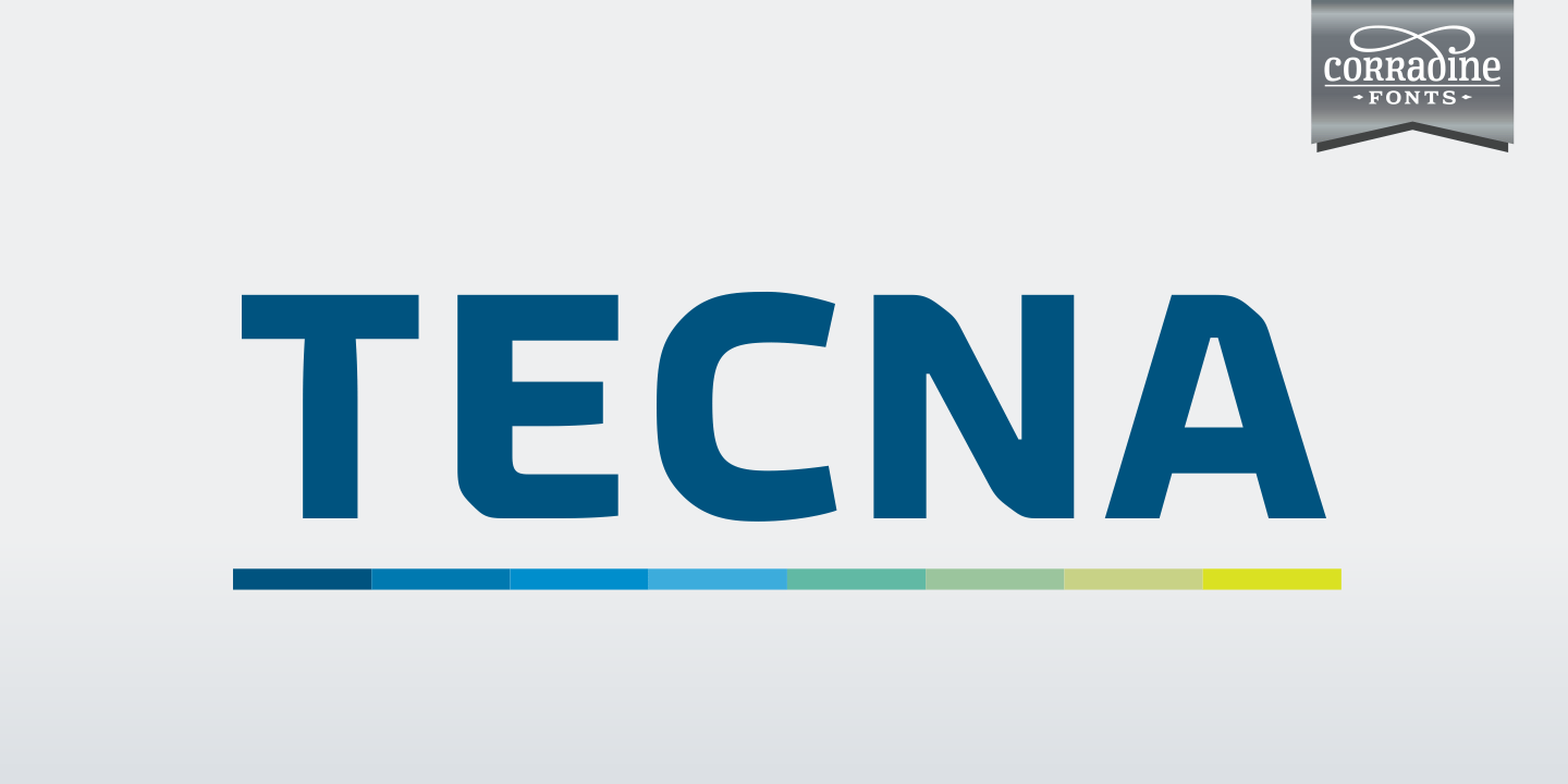 Tecna Font Poster #1