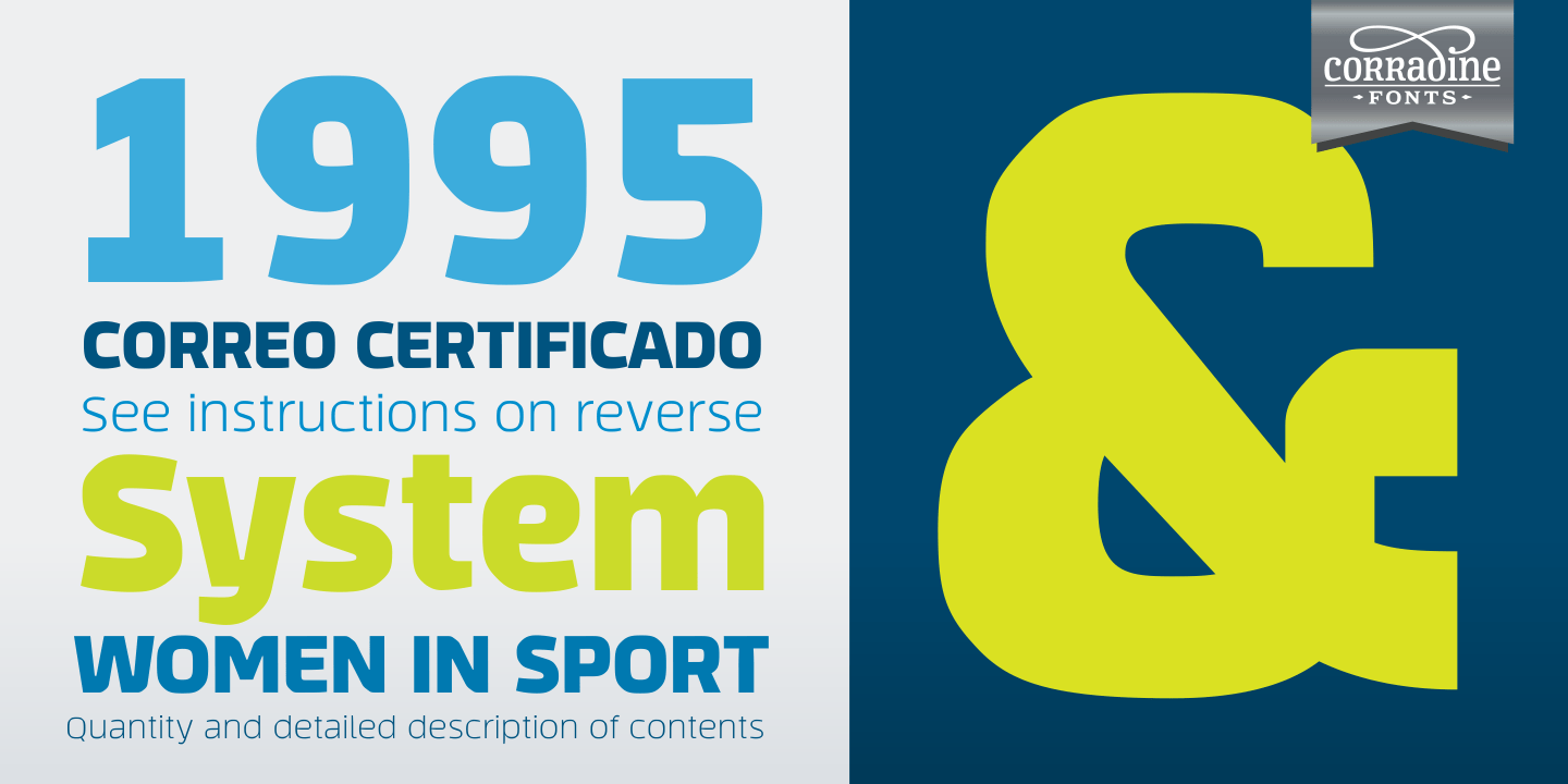 Tecna Font Poster #1