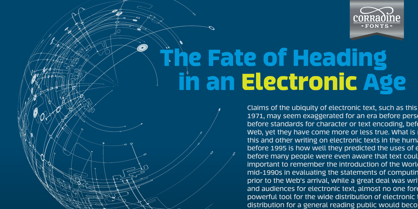 Tecna Font Poster #1