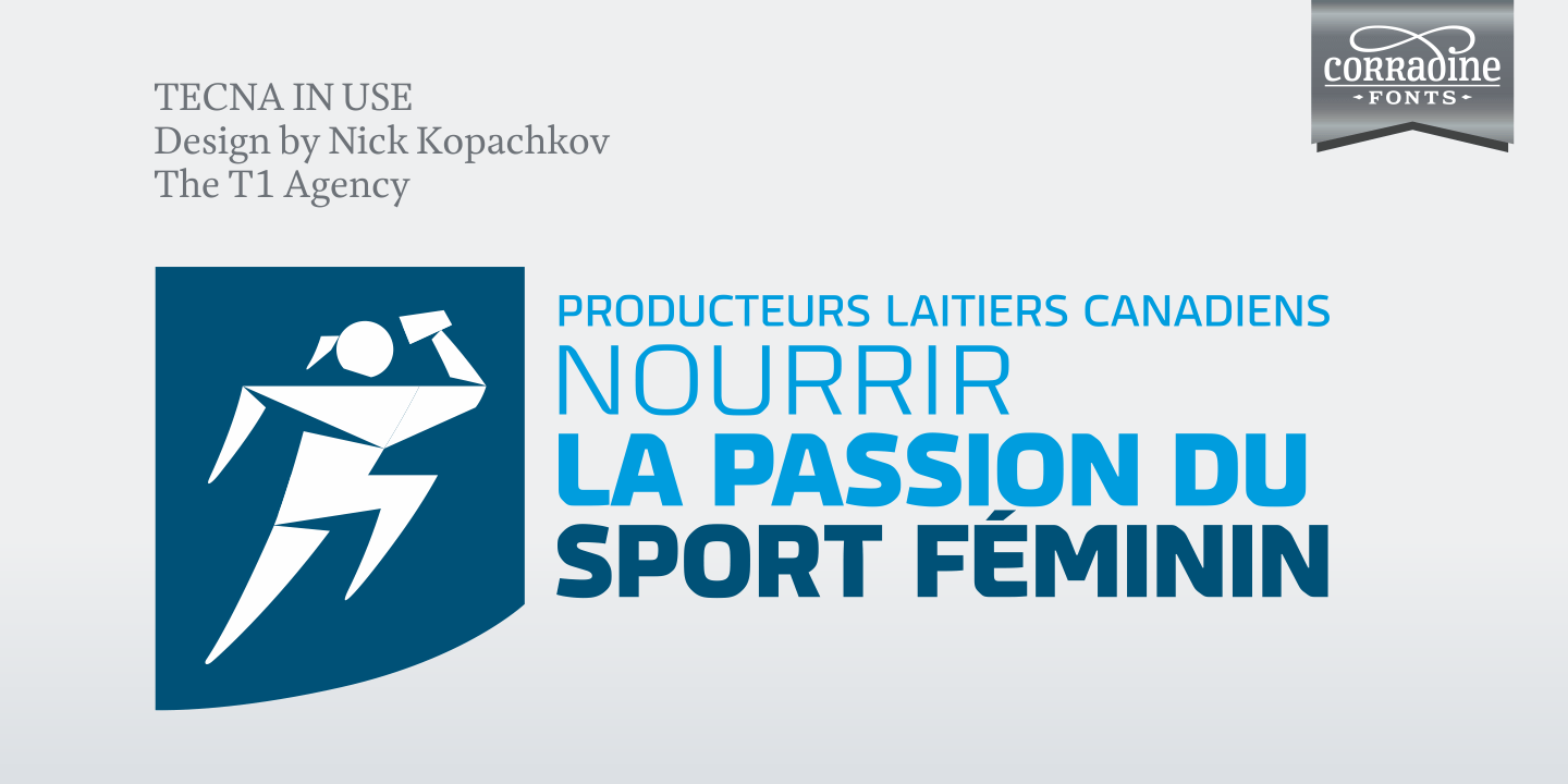 Tecna Font Poster #1