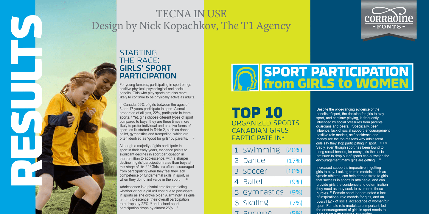 Tecna Font Poster #1