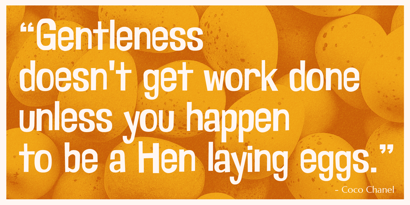 HenHouse Font Poster #1